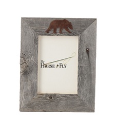 4X6 5X7 & 8X10 one image rustic barnwood bear picture frames