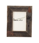 4X6 5X7 & 8X10 two-image rustic barnwood moose picture frames