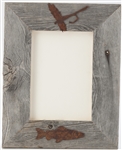 4X6 5X7 & 8X10 two-image rustic barnwood picture frames