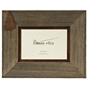 5X7 & 8x10 One-Image Barnwood Frames with Rusted Metal Mat