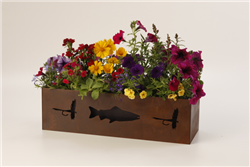 24 inch metal planter box