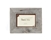 5X7 barnwood photo picture frames with rusted metal horse mat