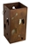 Large hanging metal square horse candle lantern