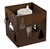 Small hanging moose metal candle lantern holder